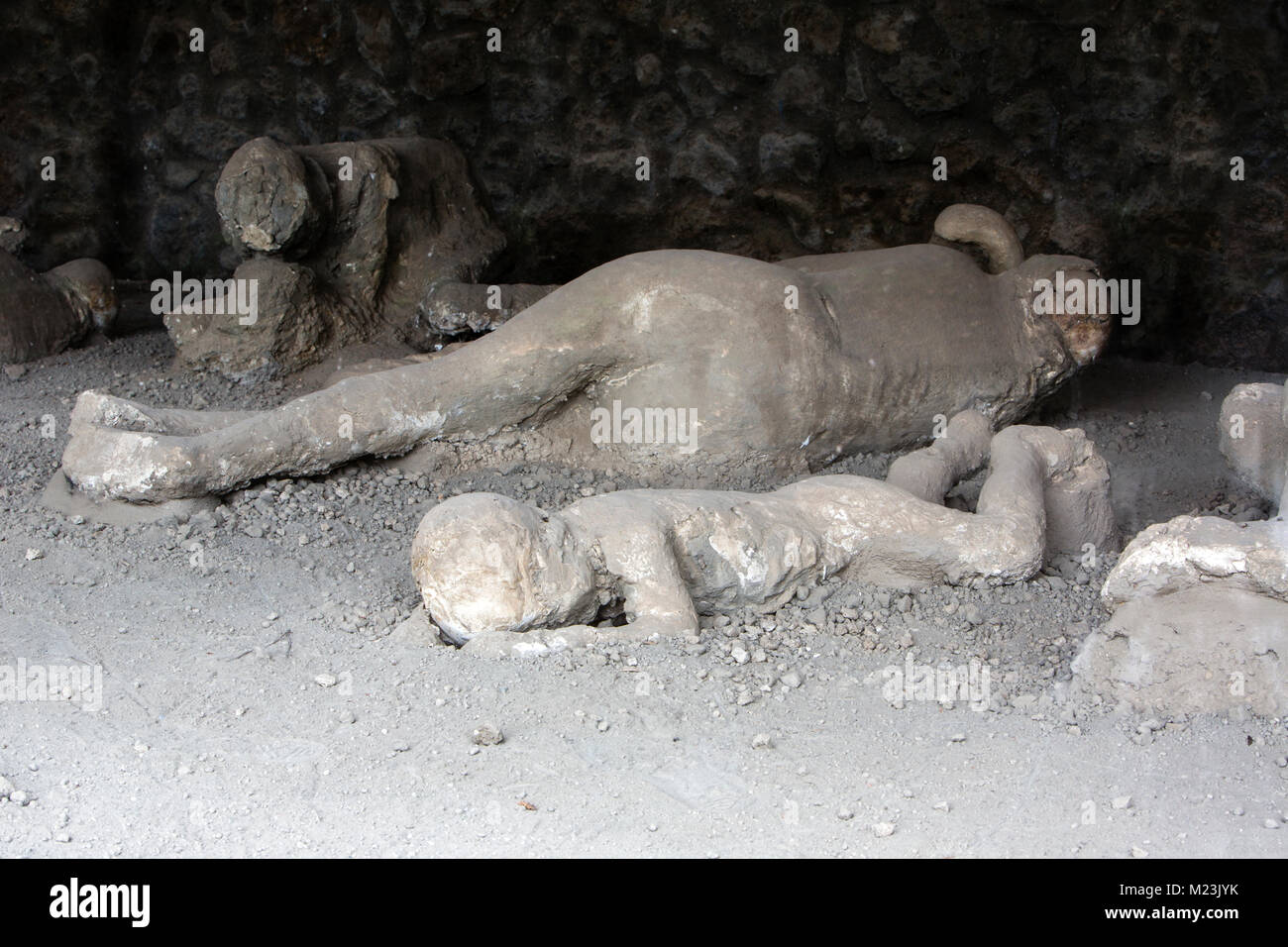 Garden of the Fugitives, Pompeii, Italy Stock Photo