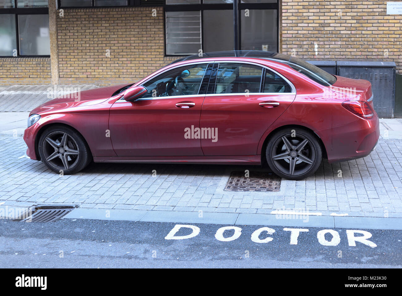 Doctor On Call Parking Space In London Uk Stock Photo 173413828