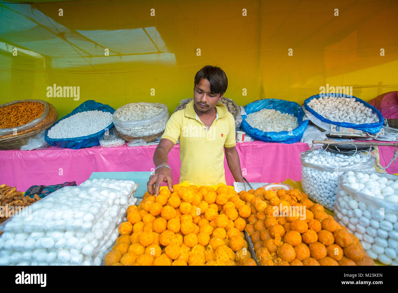 Nurullahpur Mela, On the occasion of village fair held at the Sunderipara area of Kusumhati union, Dohar,Dhaka, Bangladesh. Stock Photo