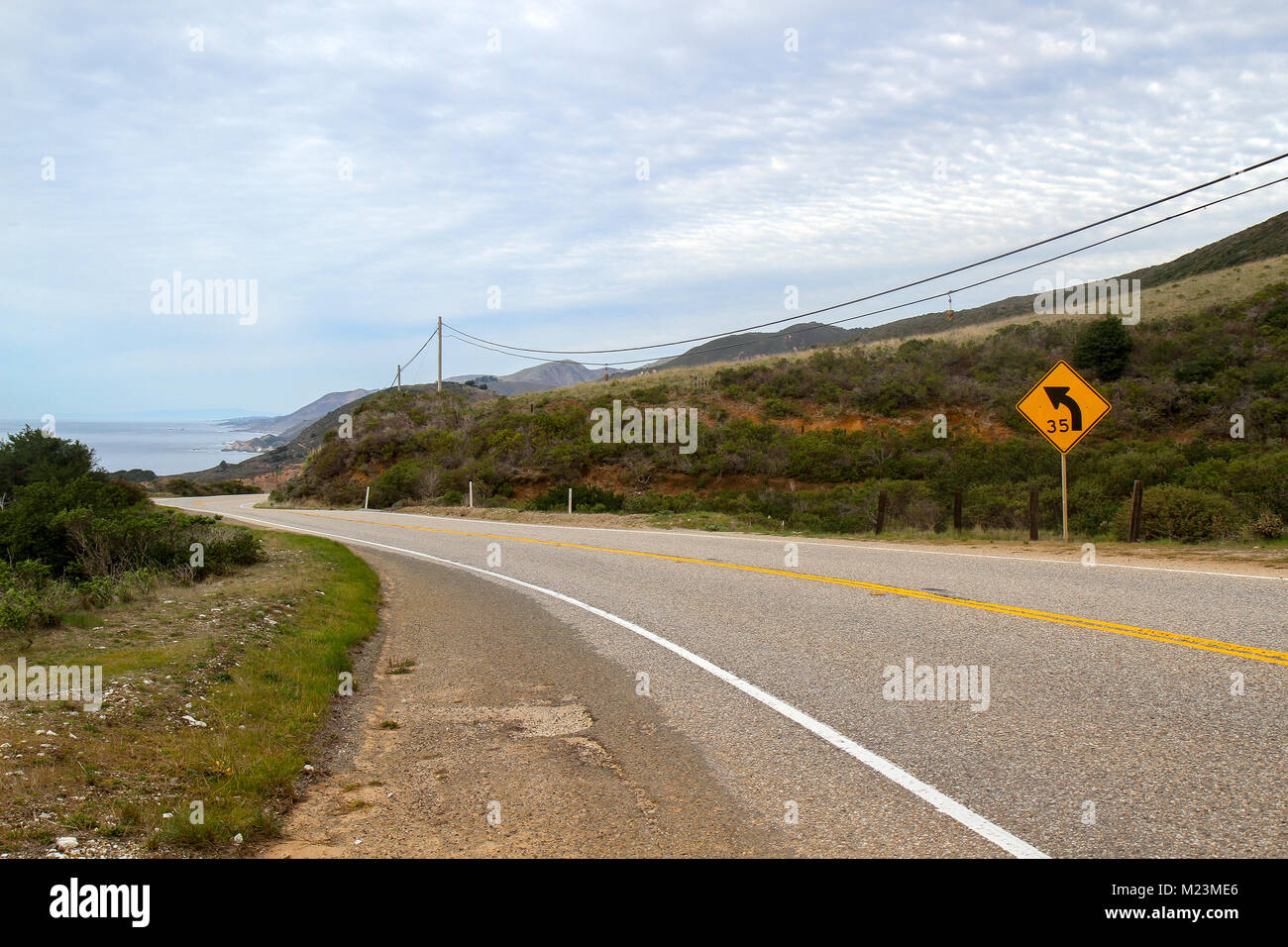 Highway One, Big Sur, California, United States Stock Photo