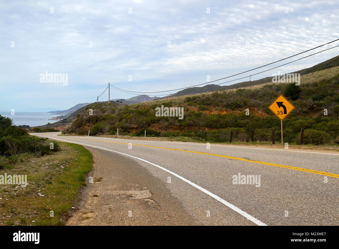 Highway One, Big Sur, California, United States Stock Photo