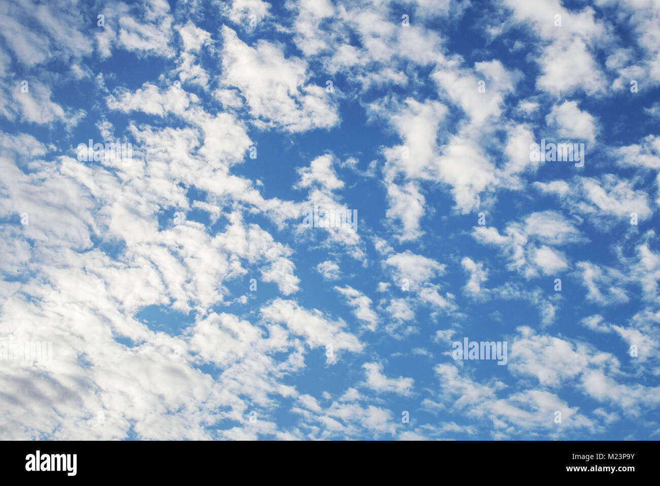 Blue sky and clouds with natural background Stock Photo - Alamy
