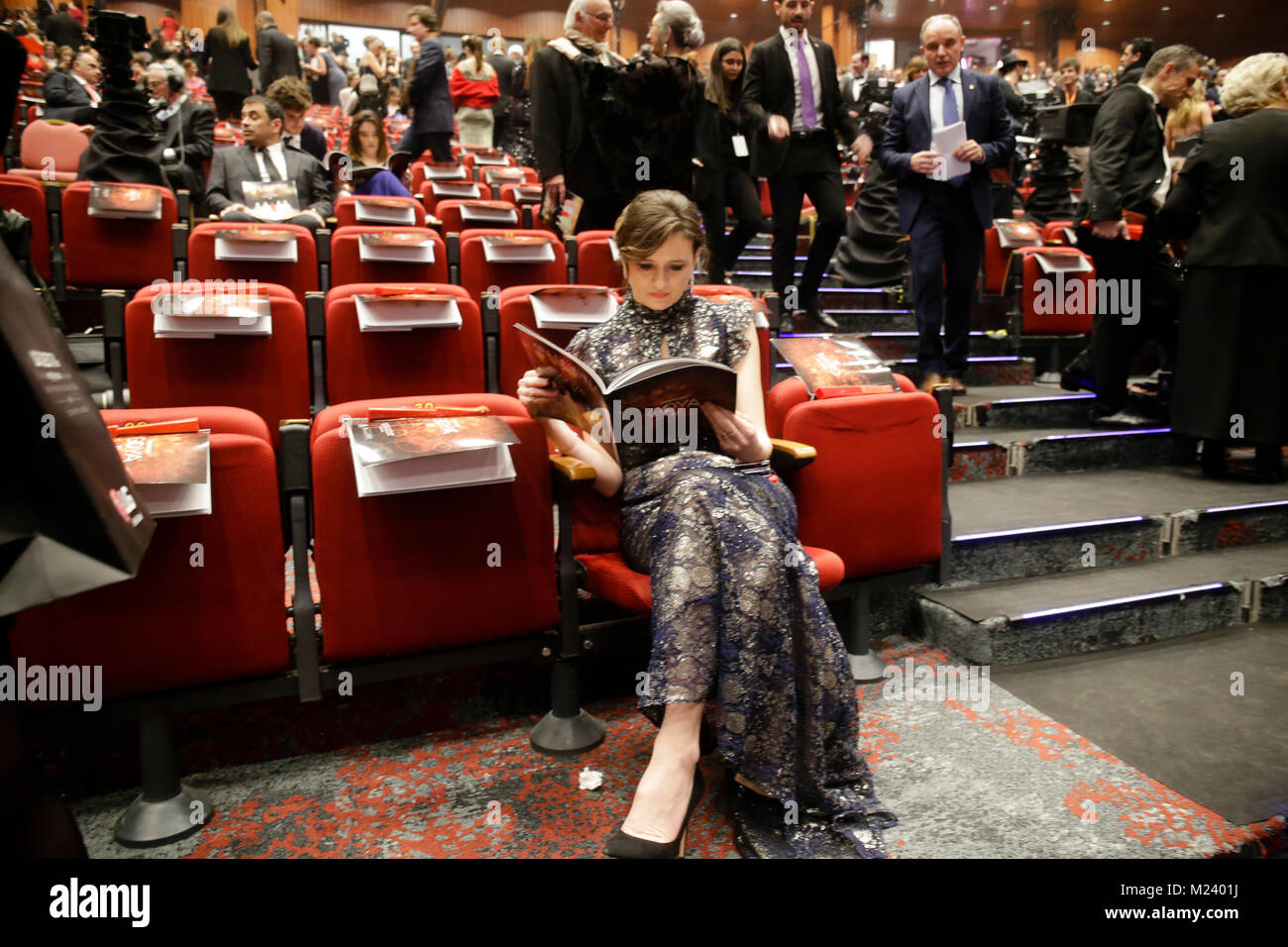 Actress Emily Mortimer during the 32th annual Goya Film Awards in