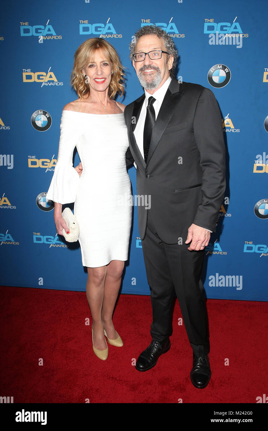 Beverly Hills, Ca. 3rd Feb, 2018. Christine Lahti and Thomas Schlamme