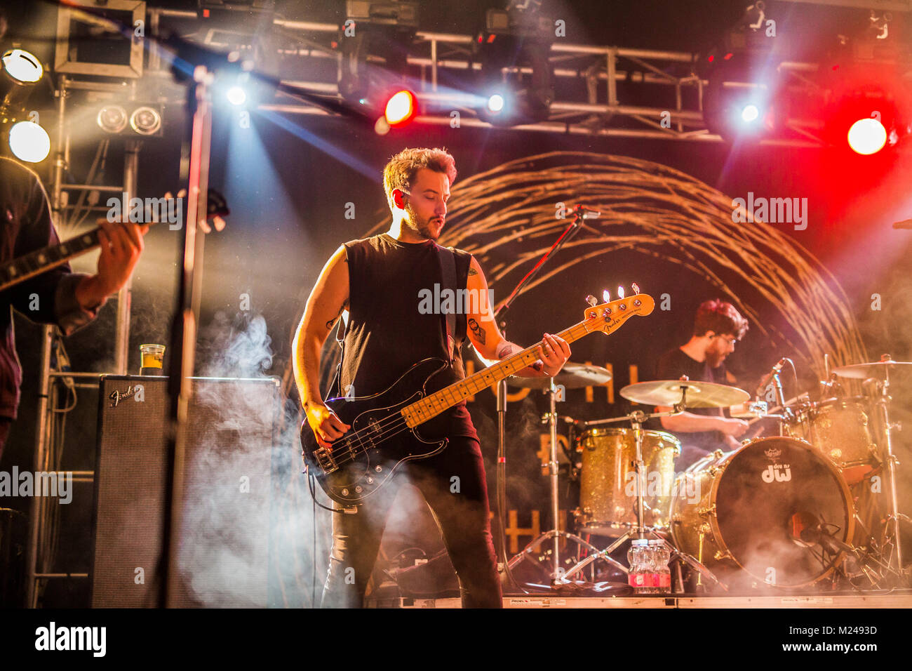 Bologna, Italy. 4th February, 2018. Nothing but thieves at Zona Roveri, Bologna. Open act The Excerts and Airways. Credit: LUIGI rizzo/Alamy Live News Stock Photo