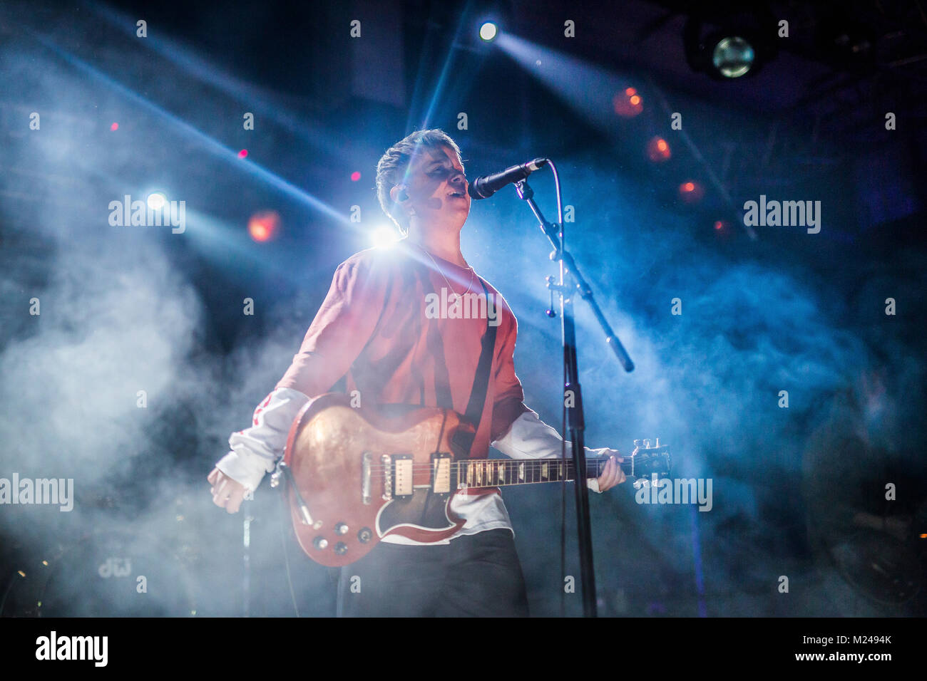 Bologna, Italy. 4th February, 2018. Nothing but thieves at Zona Roveri, Bologna. Open act The Excerts and Airways. Credit: LUIGI rizzo/Alamy Live News Stock Photo