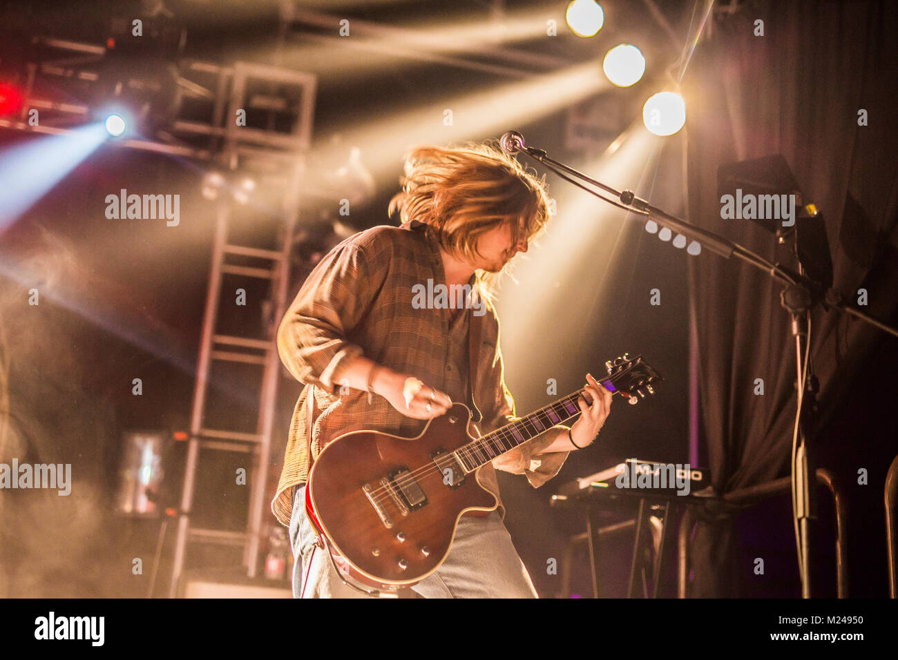 Bologna, Italy. 4th February, 2018. Nothing but thieves at Zona Roveri, Bologna. Open act The Excerts and Airways. Credit: LUIGI rizzo/Alamy Live News Stock Photo