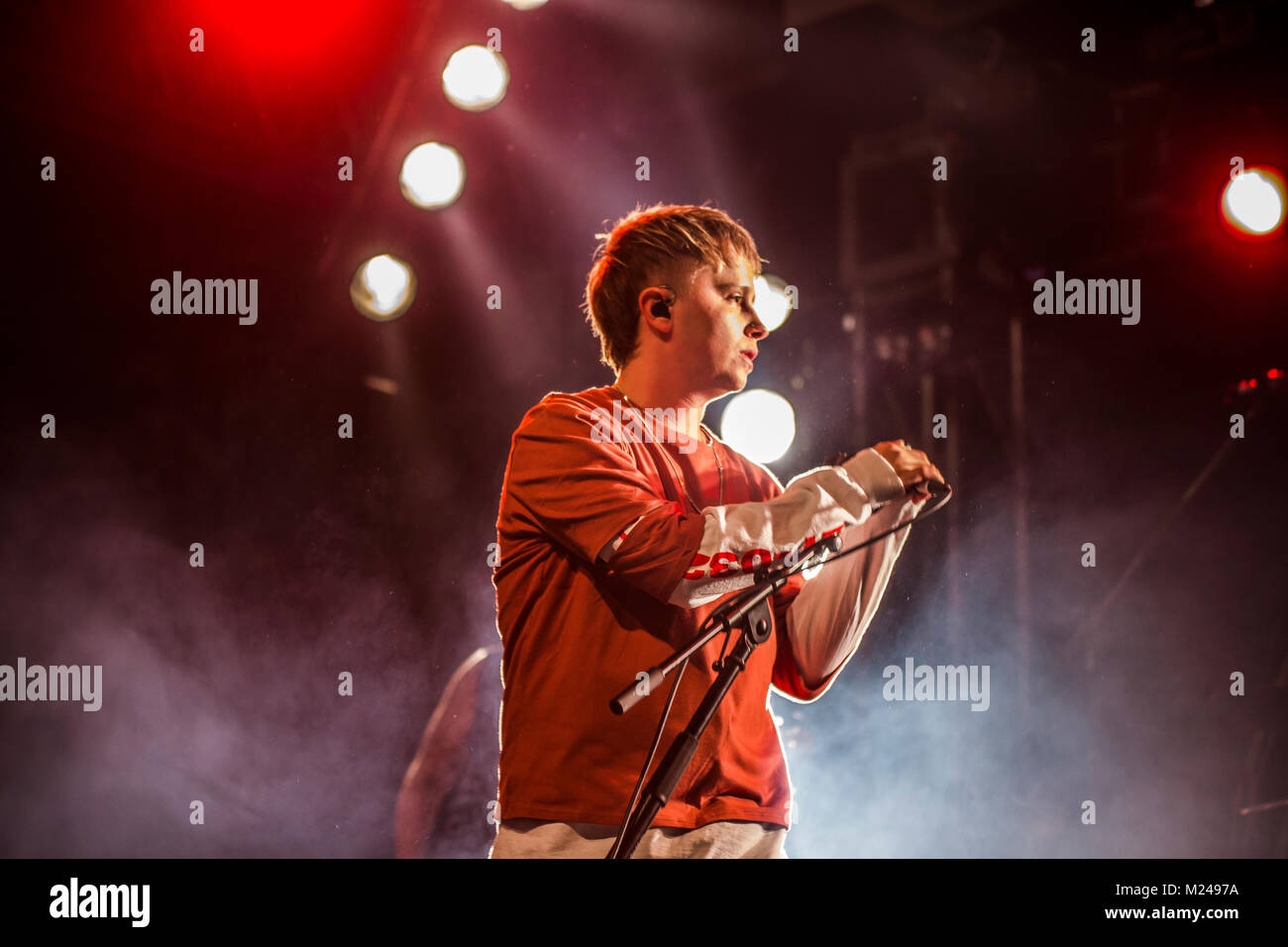 Bologna, Italy. 4th February, 2018. Nothing but thieves at Zona Roveri, Bologna. Open act The Excerts and Airways. Credit: LUIGI rizzo/Alamy Live News Stock Photo