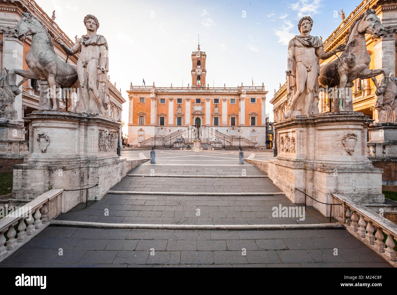 Capitolium hill, Rome, Italy Stock Photo