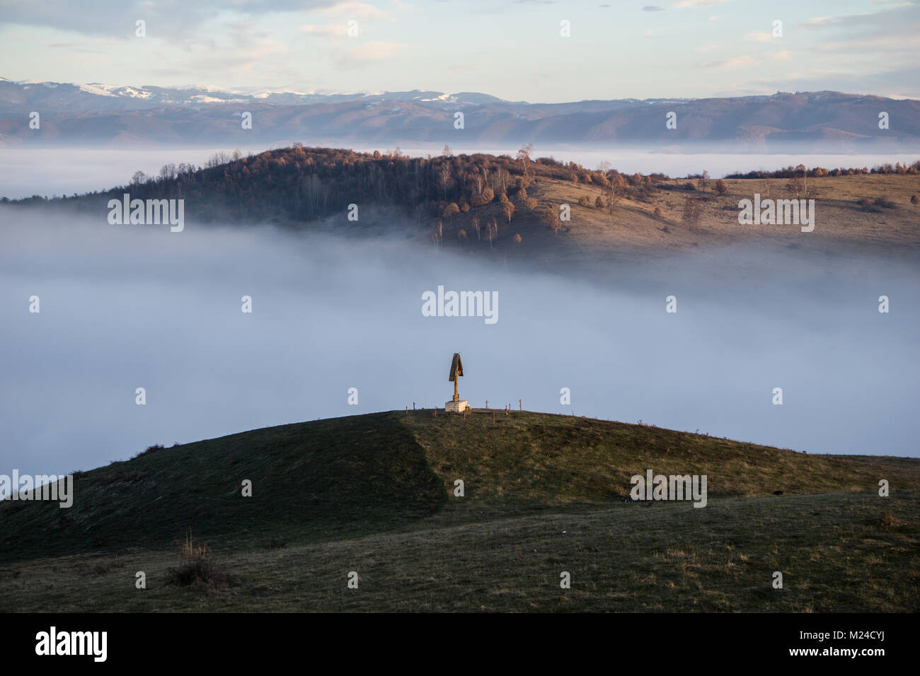 Cross on top of a hill hi-res stock photography and images - Alamy