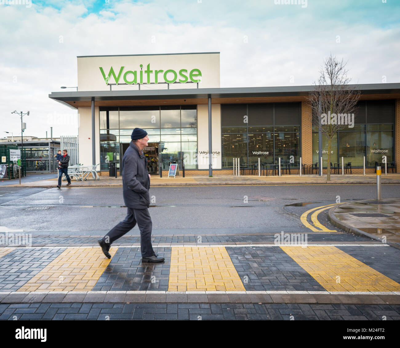Waitrose Store, Peterborough. UK Stock Photo