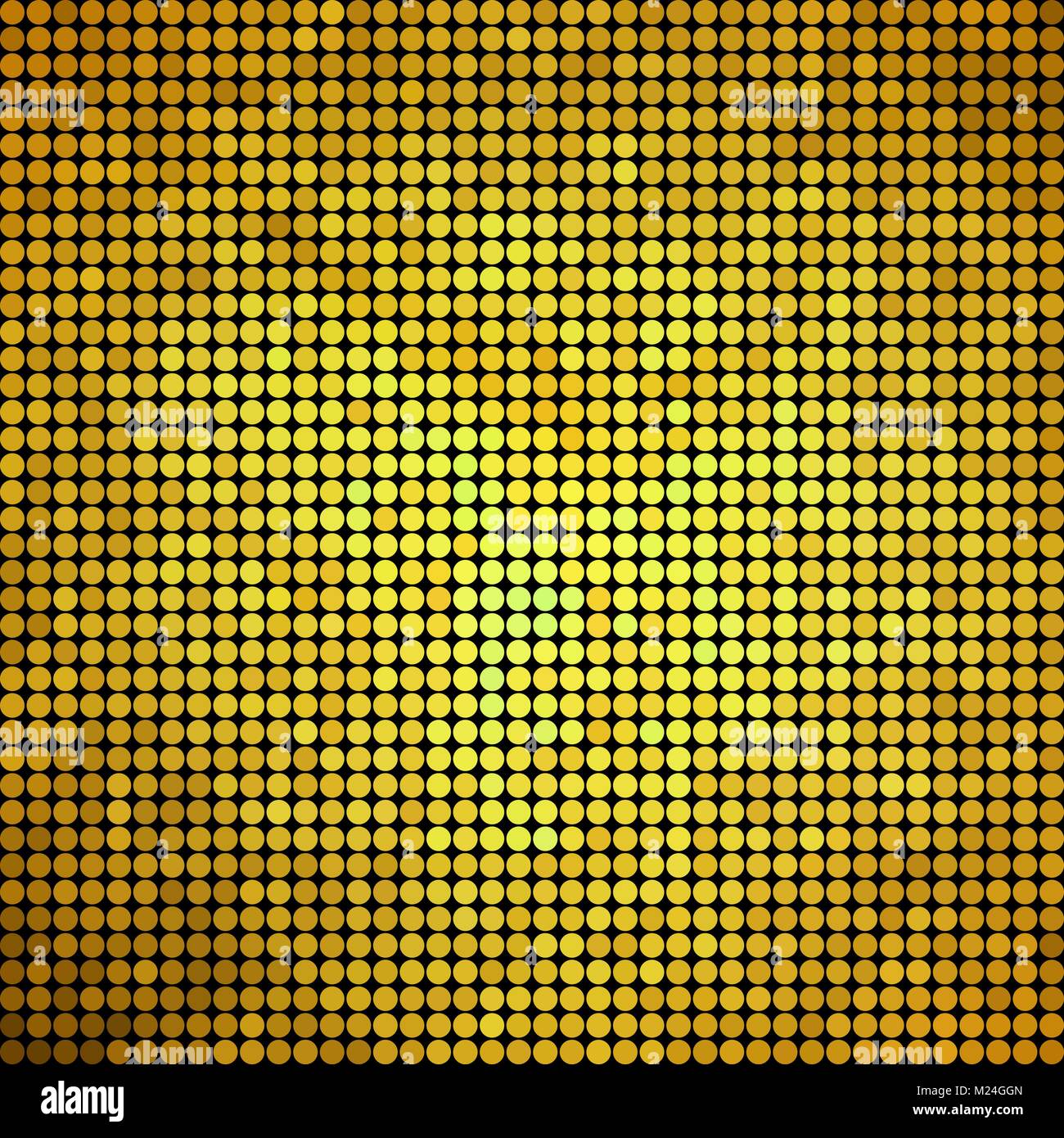 abstract vector colored round dots background - yellow Stock Vector ...