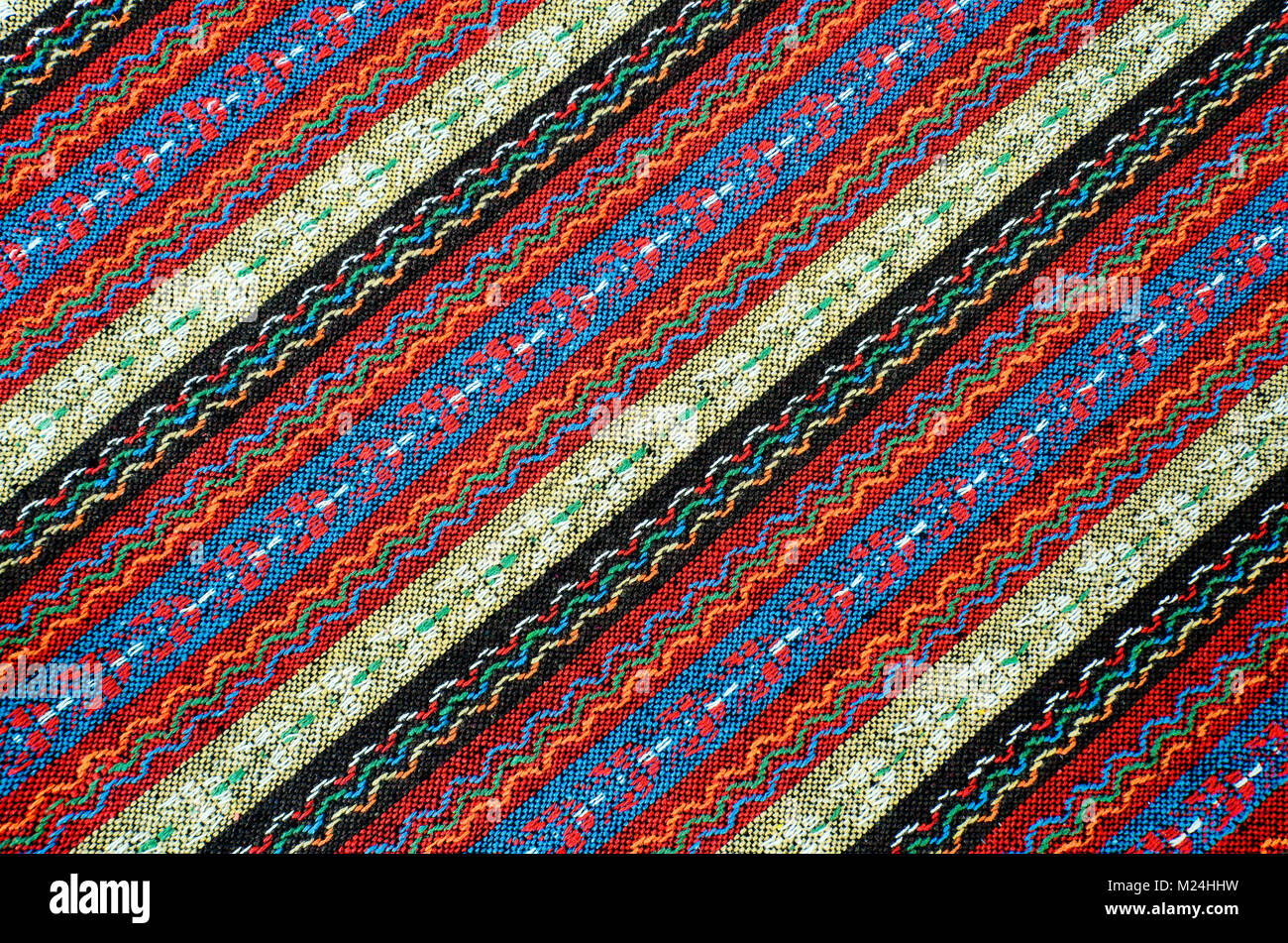 Tablecloth background with simple embroidery stitch Stock Photo Alamy