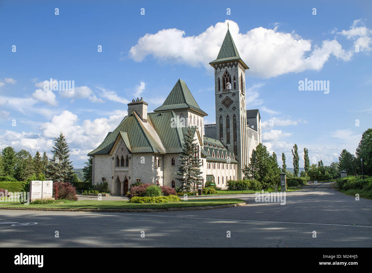 St Benoit du Lac abbey, Quebec, Canada Stock Photo Alamy