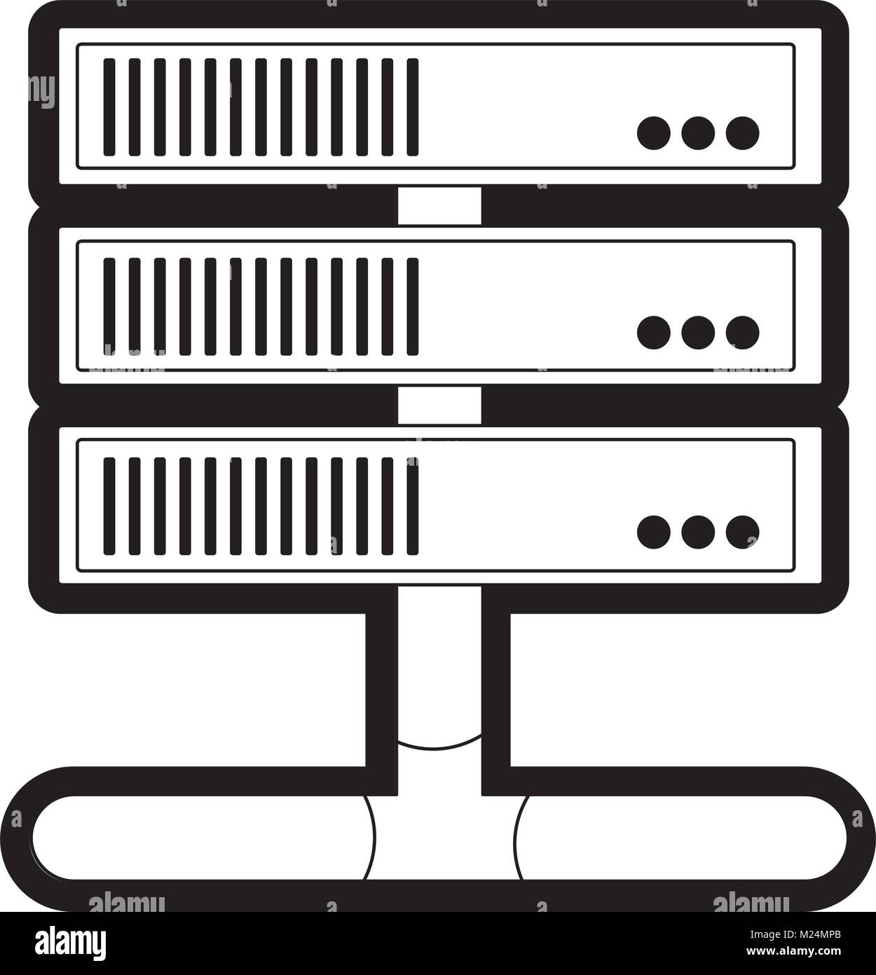 line wifi router technology to web access Stock Vector Image & Art - Alamy