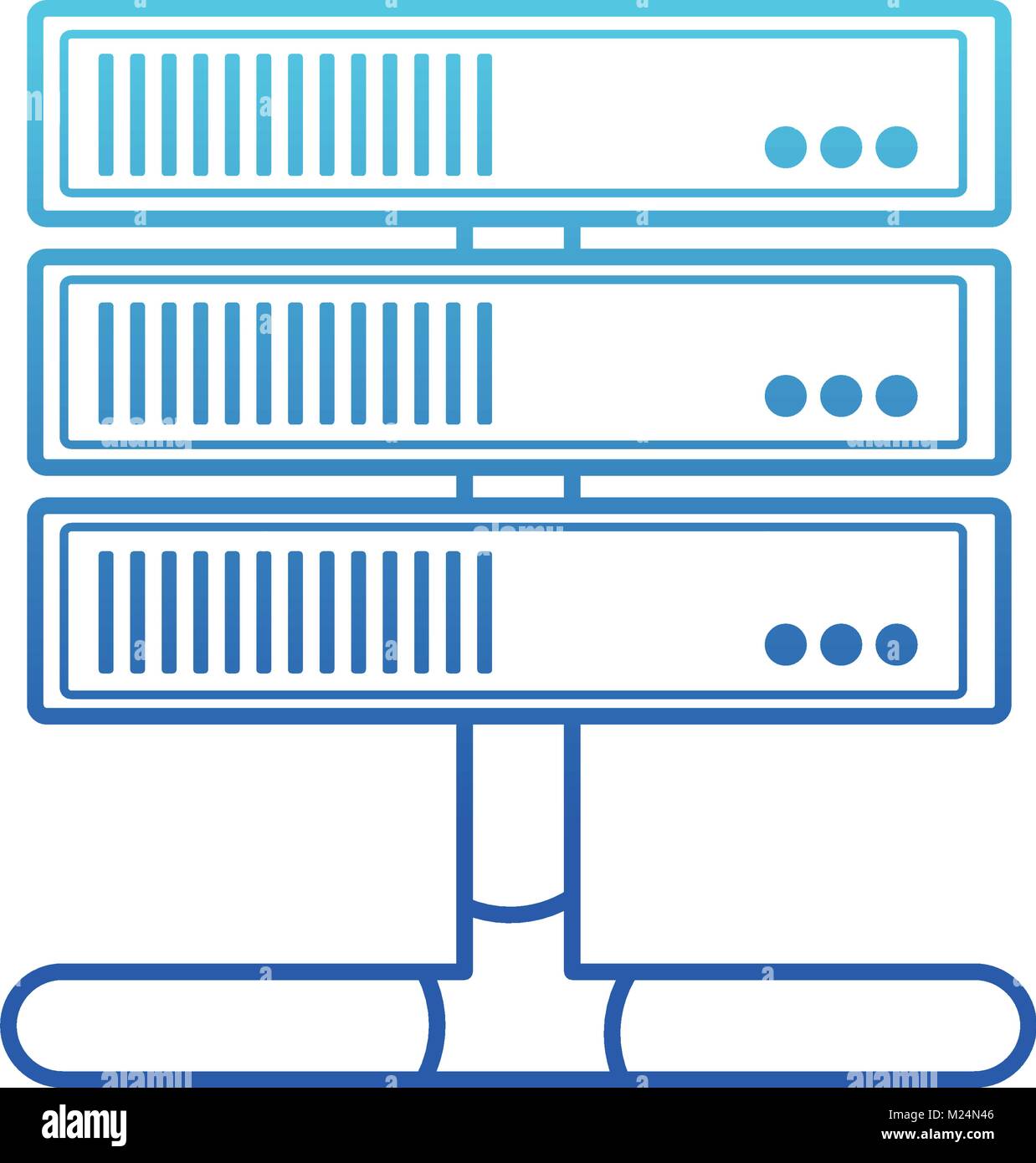 Blue Line Router blue line wifi router technology to web access Stock Vector Image & Art ...