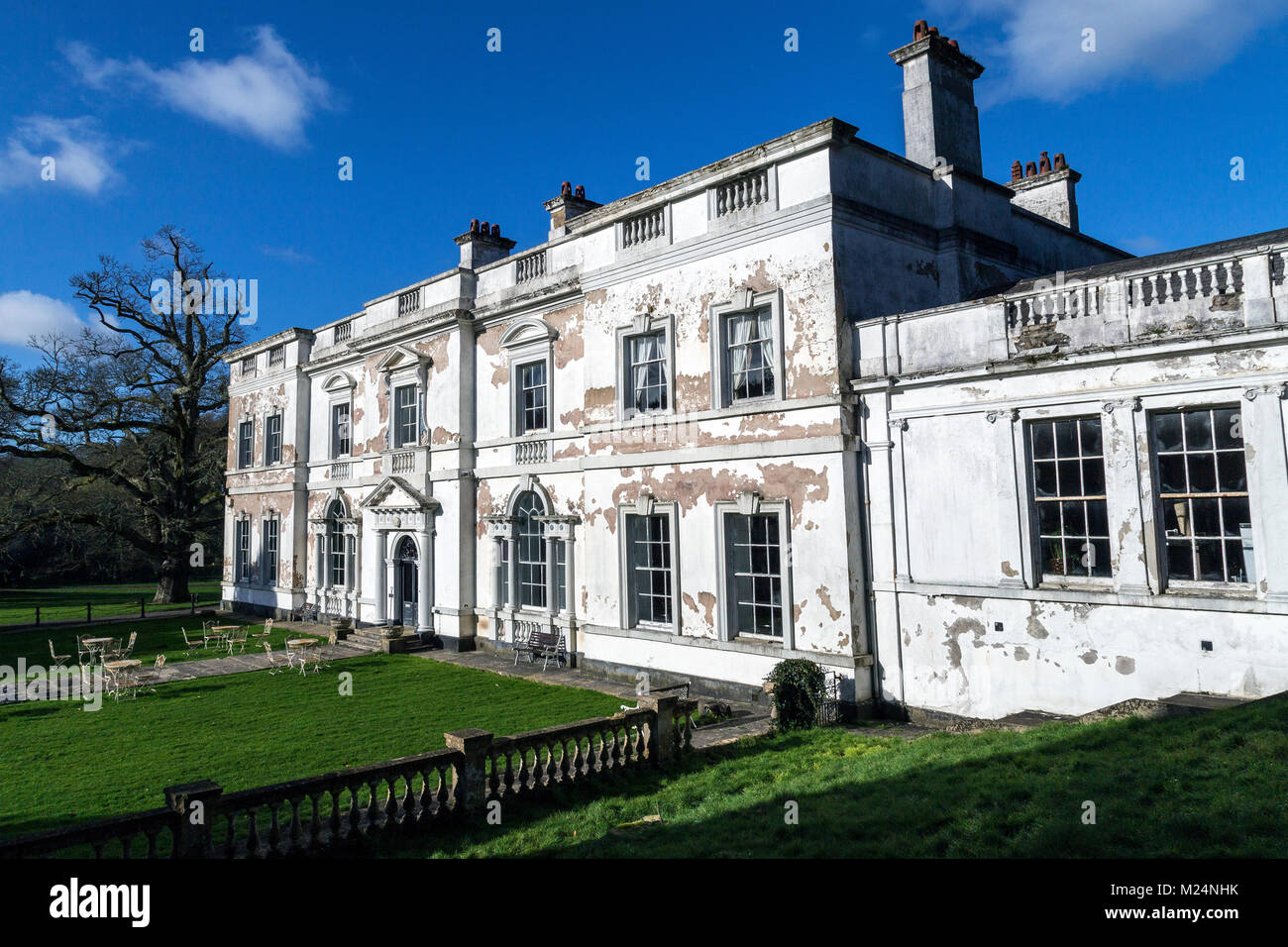 Lupton House, is a Palladian Country house built by Charles II Hayne (1747-1821), Sheriff of Devon in 1772 and Colonel of the North Devon Militia. It Stock Photo
