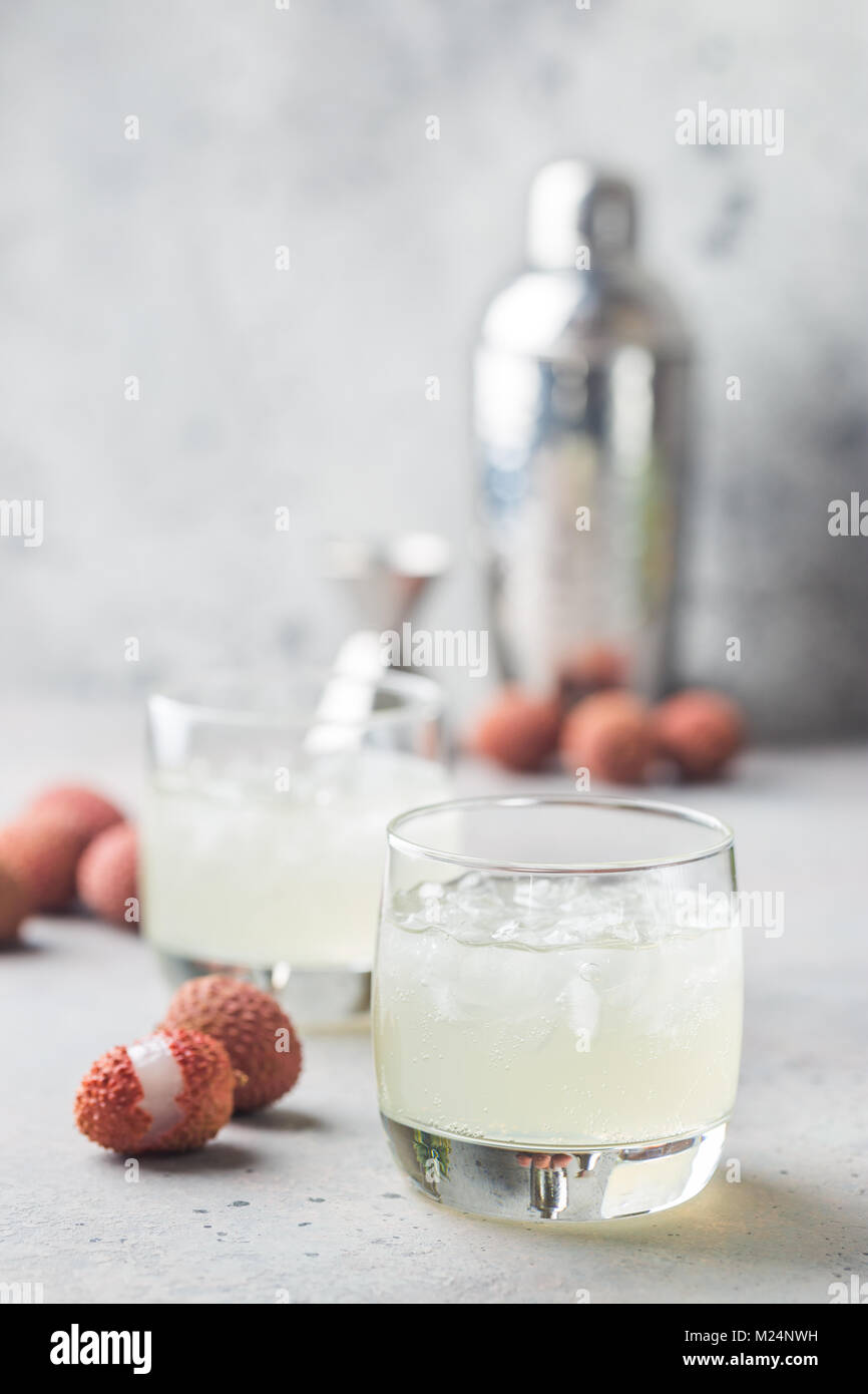 Fresh lychee lemonade Stock Photo Alamy