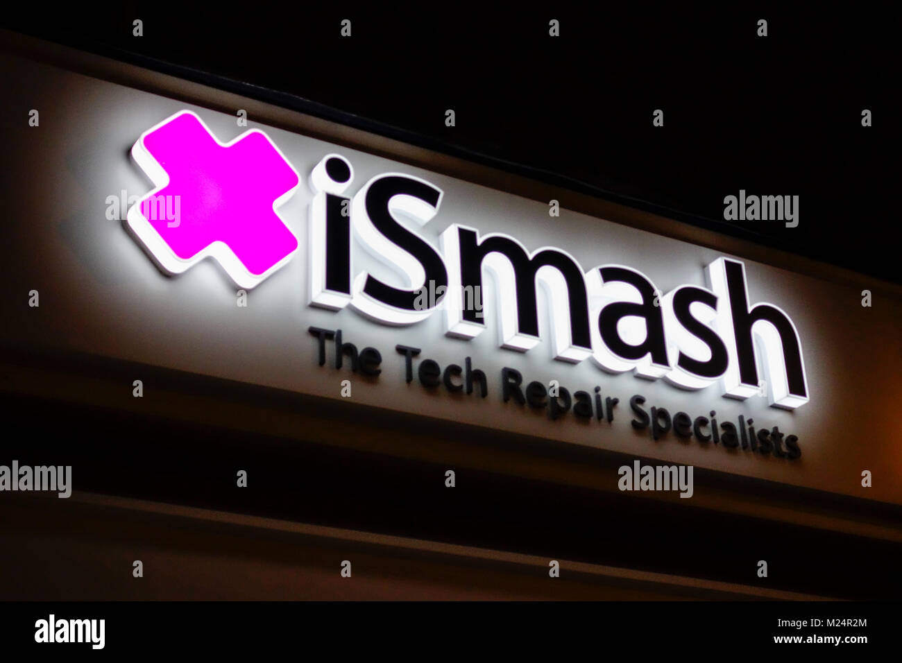 iSmash the tech repair specialists Stock Photo