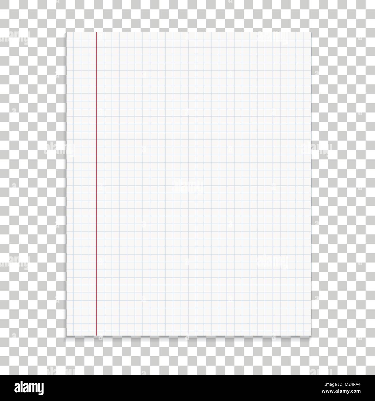 Realistic paper note on isolated background Stock Vector Image & Art