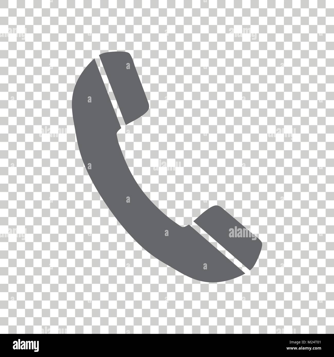 Phone Icon In Flat Style Vector Illustration On Isolated Background Stock Vector Image Art Alamy