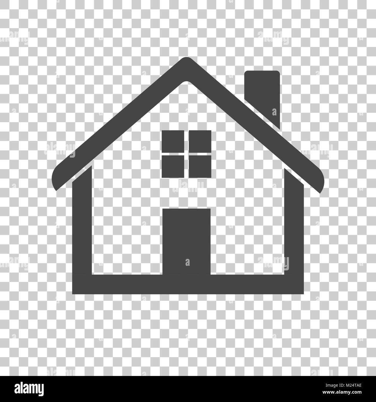 Black home icon on isolated background Stock Vector Image & Art - Alamy