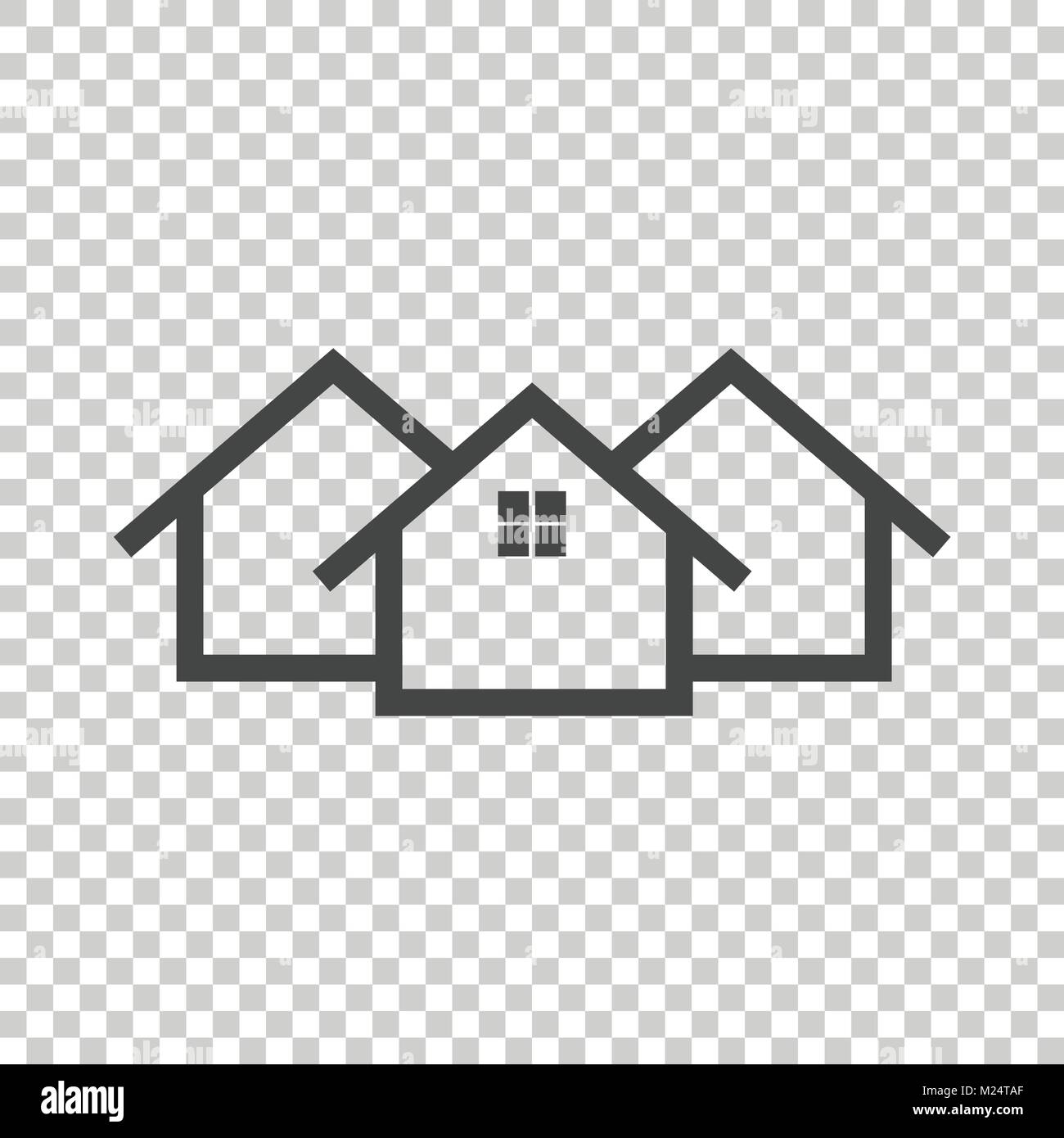 Black home icon on isolated background Stock Vector Image & Art - Alamy