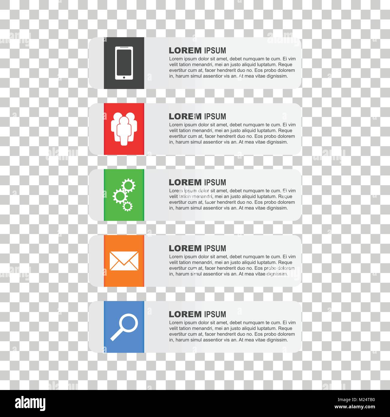Flat vector illustration set infographics for business Stock Vector ...