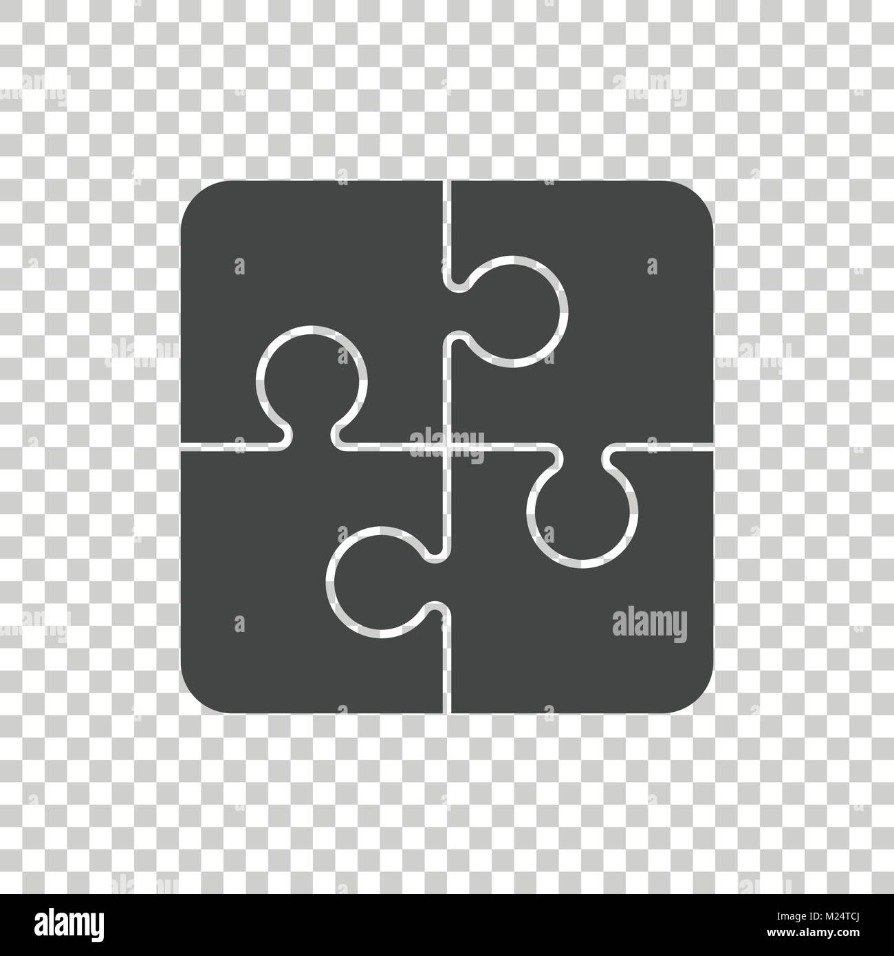 Puzzle icon flat illustration Stock Vector Image & Art - Alamy