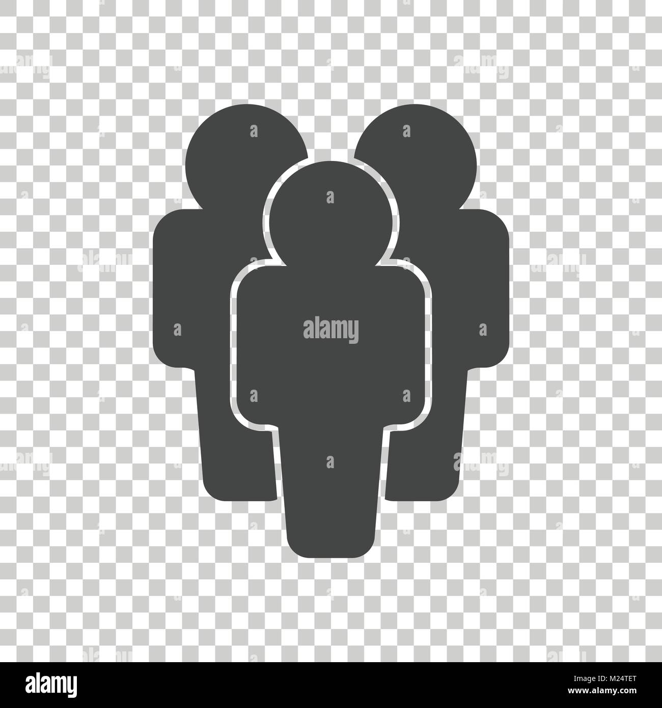 People icon. Flat vector illustration Stock Vector Image & Art - Alamy