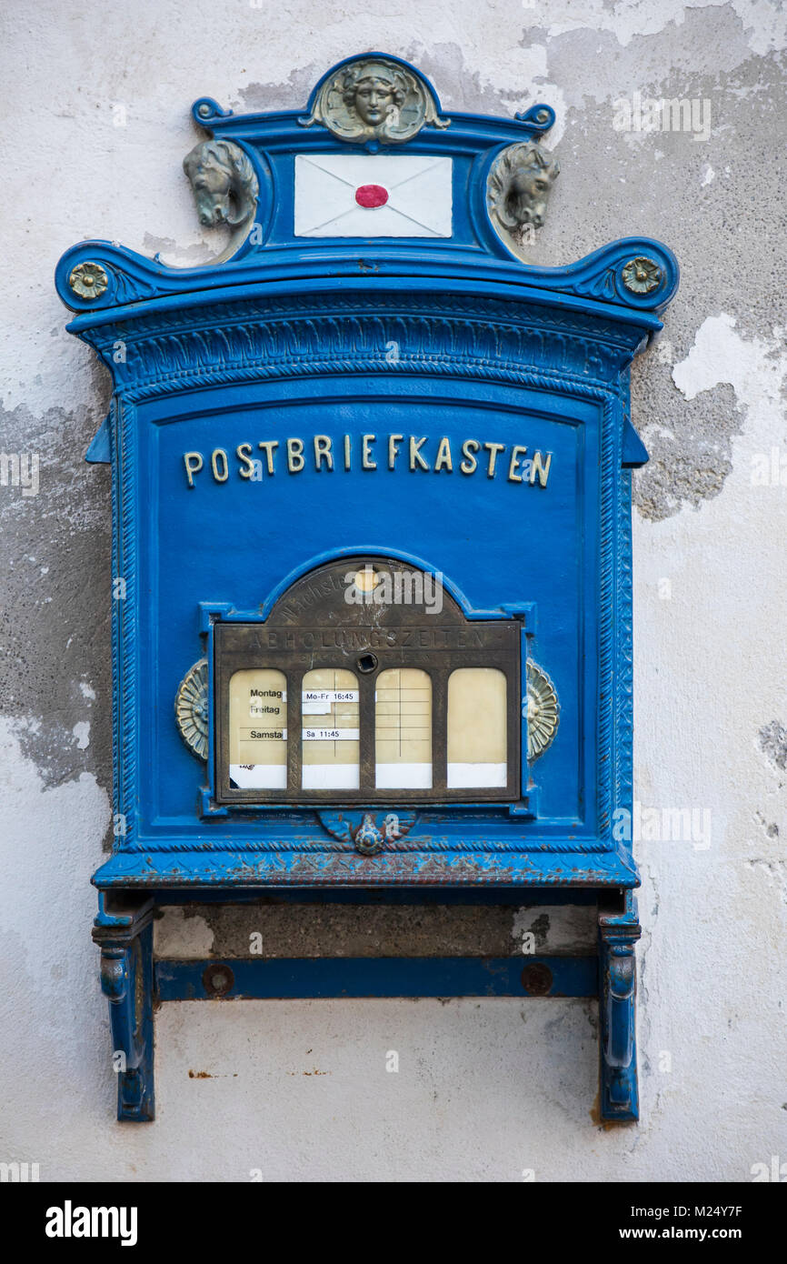 historical postbox, Germany Stock Photo - Alamy