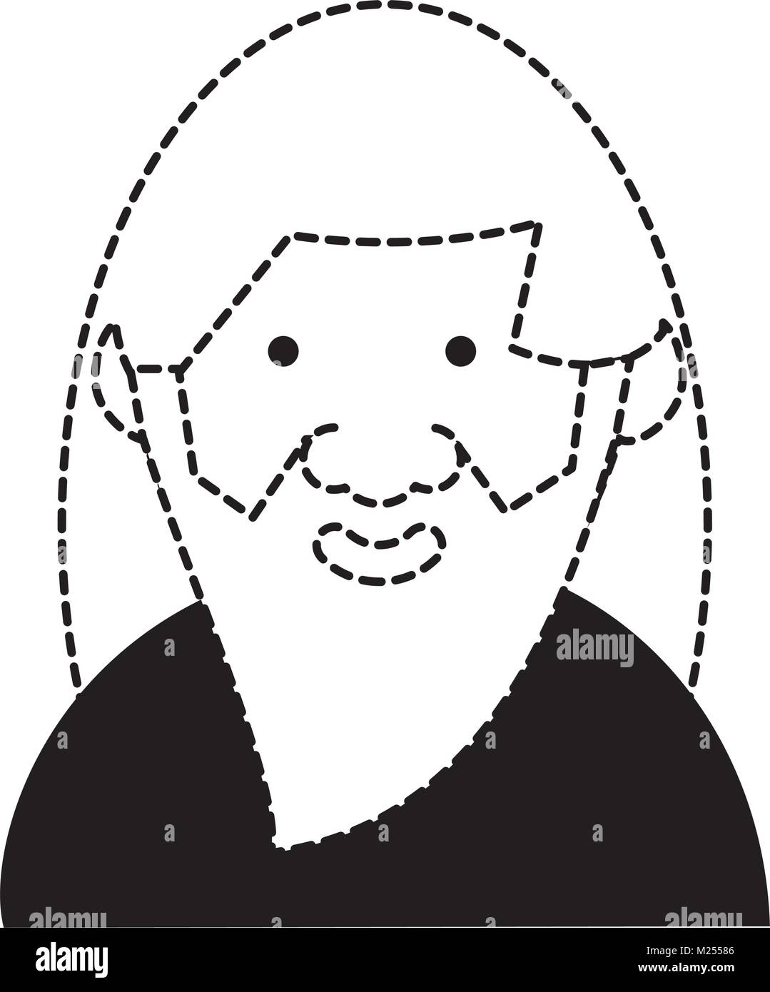 Old Man Beard Stock Vector Images - Alamy