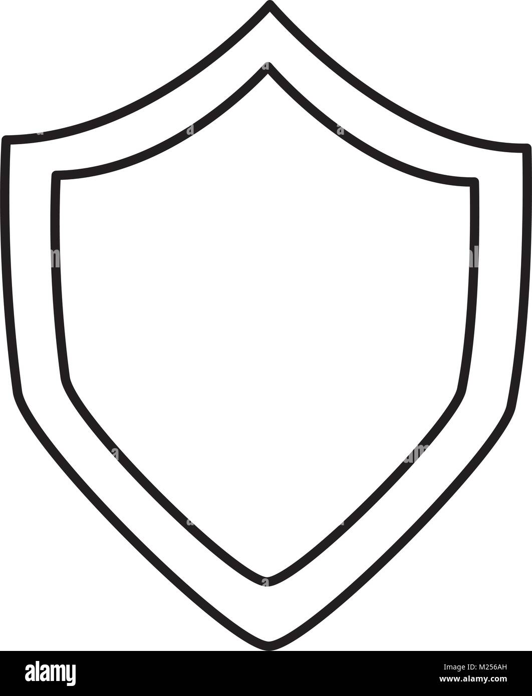shield blank icon image Stock Vector Image & Art - Alamy Intended For Blank Shield Template Printable