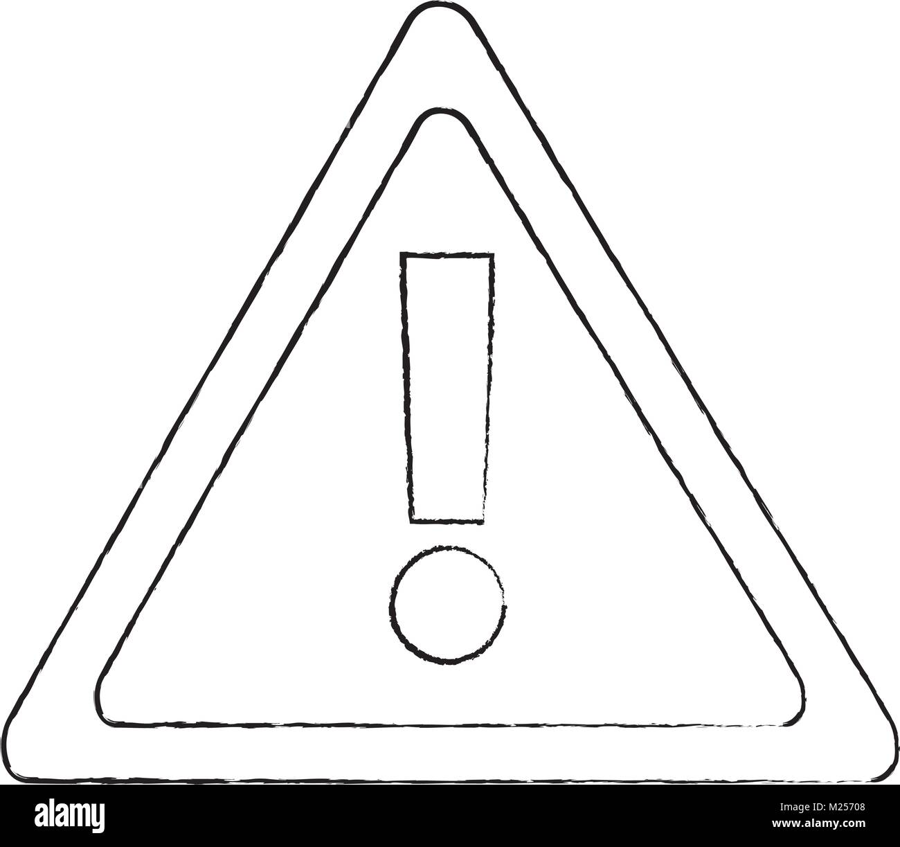 warning sign alert system technology symbol Stock Vector Image & Art ...