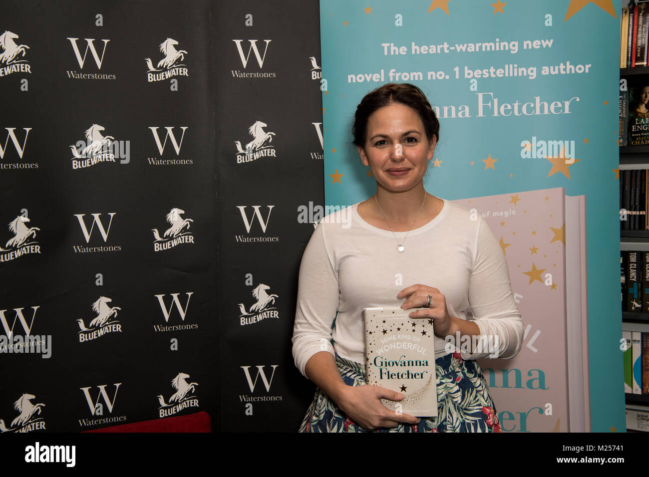 Author and Vlogger, Giovanna Fletcher launching her book, Some Kind Of Wonderful. Stock Photo