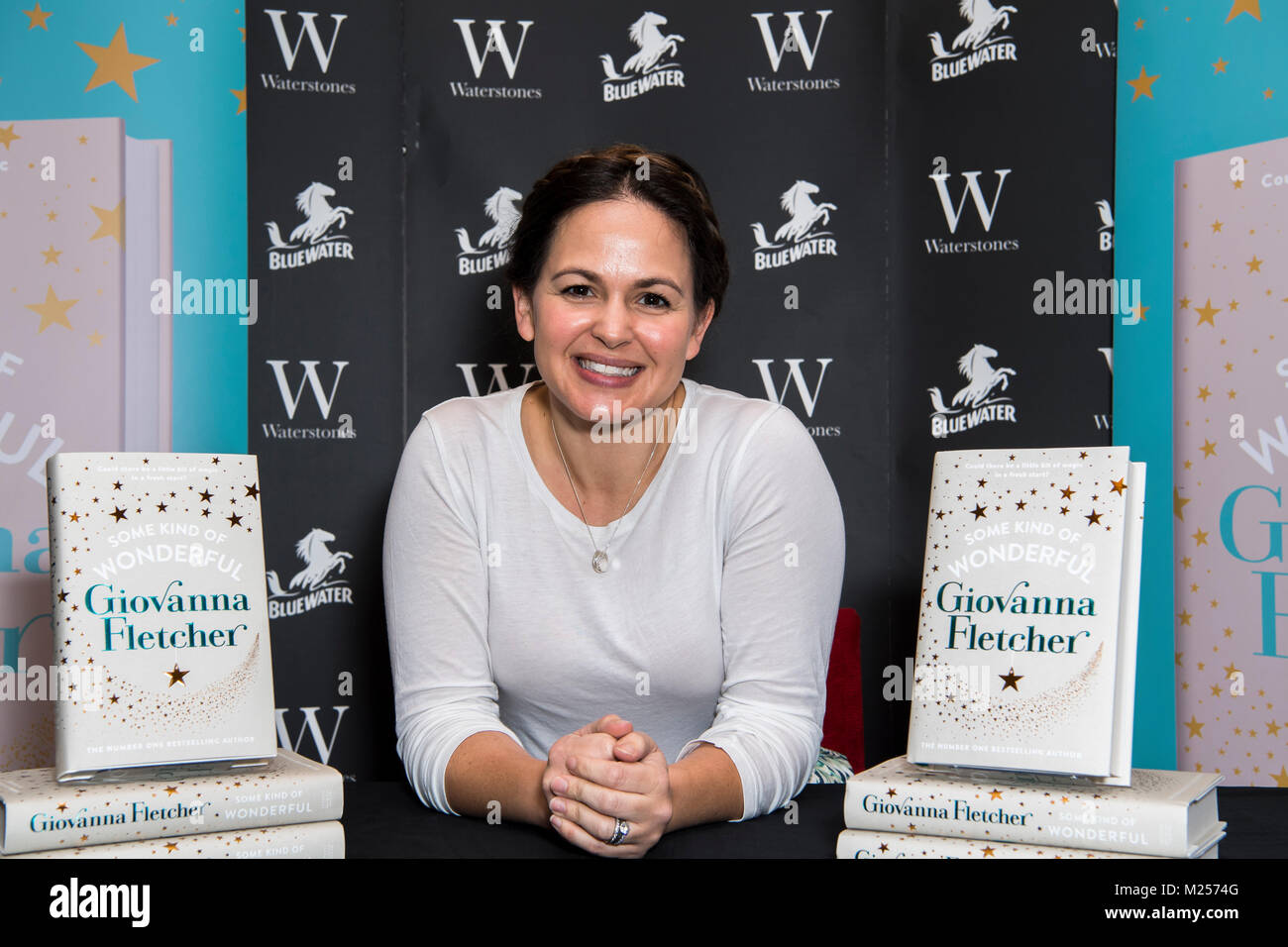 Author and Vlogger, Giovanna Fletcher launching her book, Some Kind Of Wonderful. Stock Photo