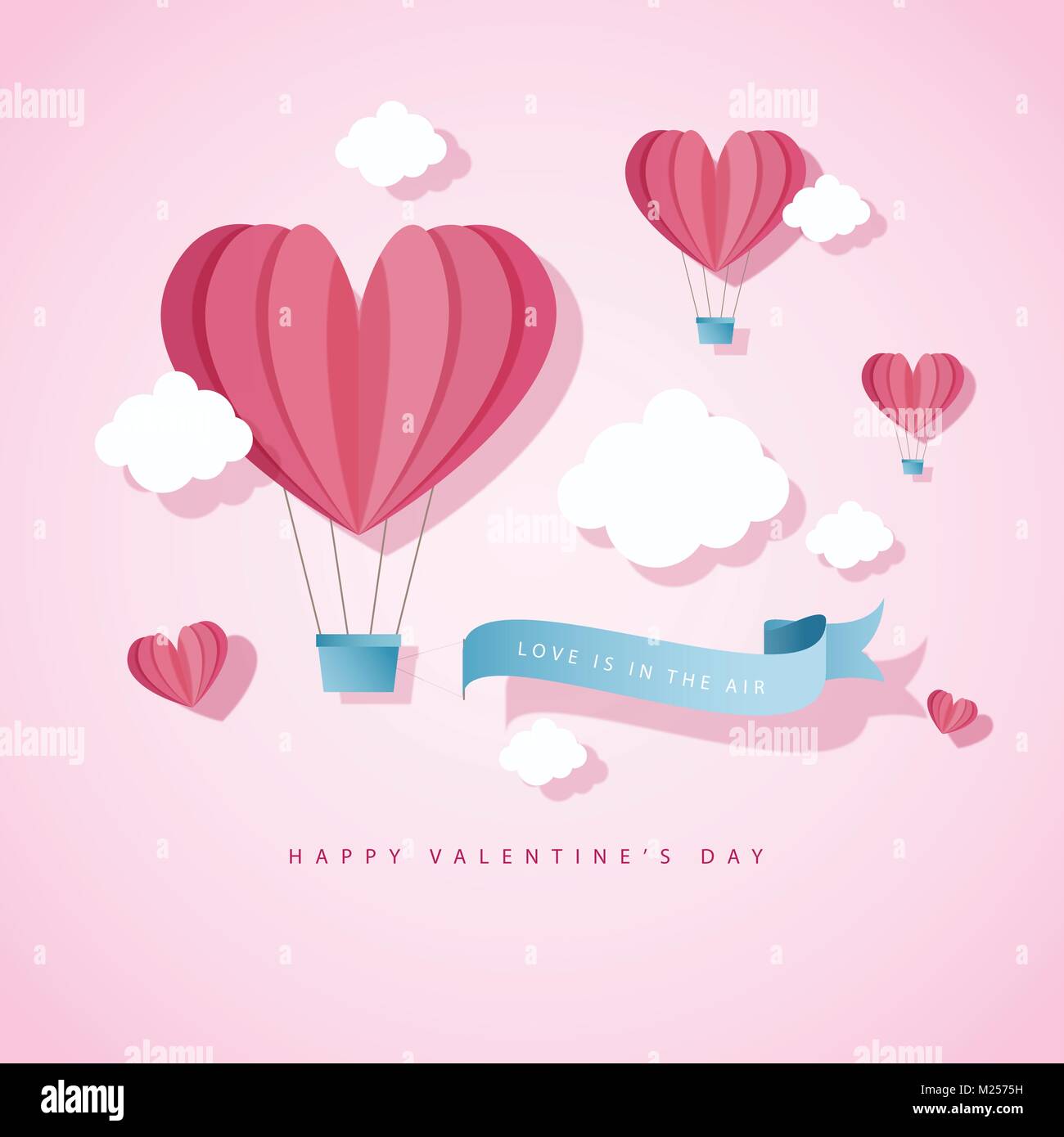 Valentines day. Red hearts Stock Vector Image & Art - Alamy