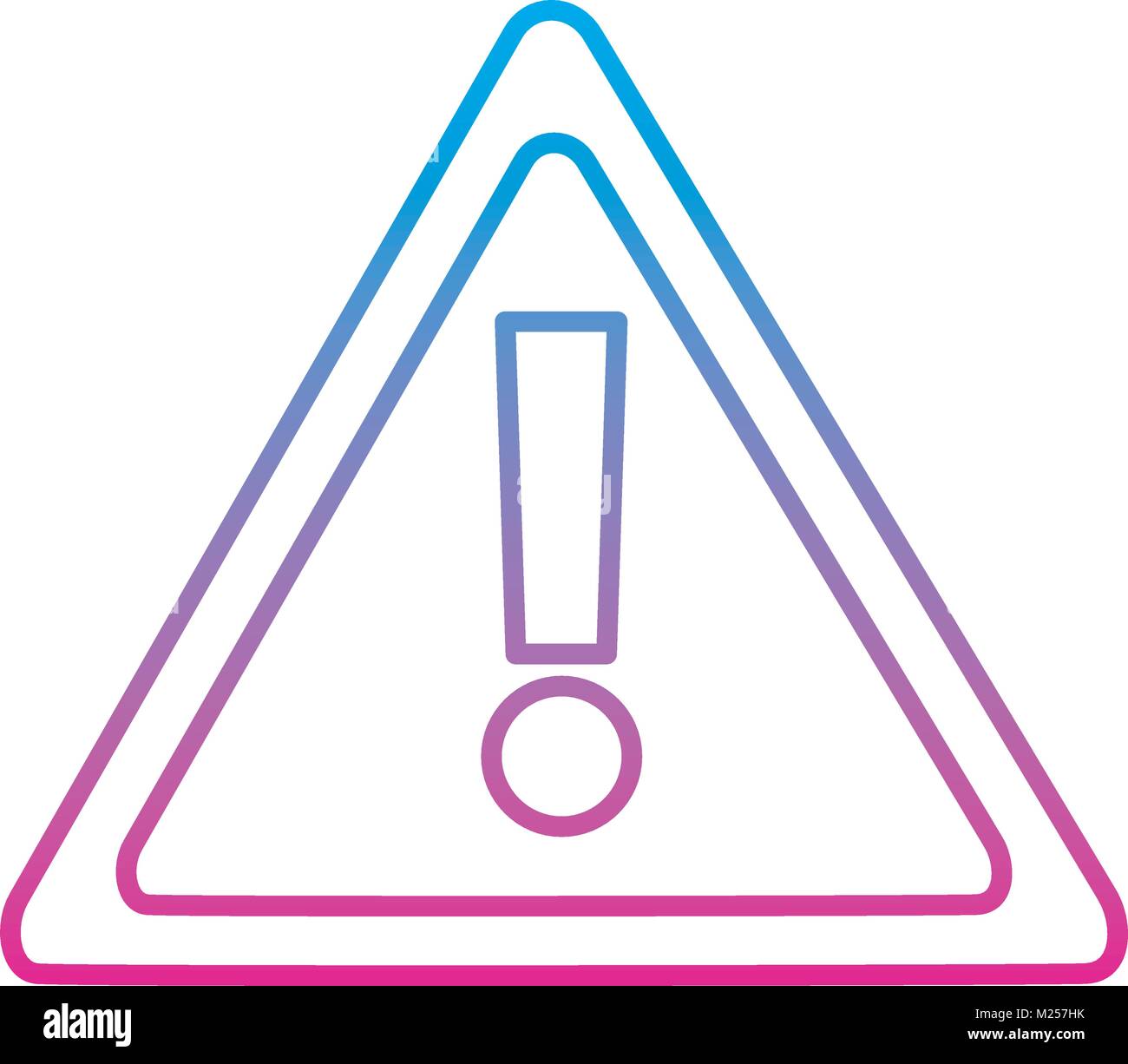 warning sign alert system technology symbol Stock Vector Image & Art ...