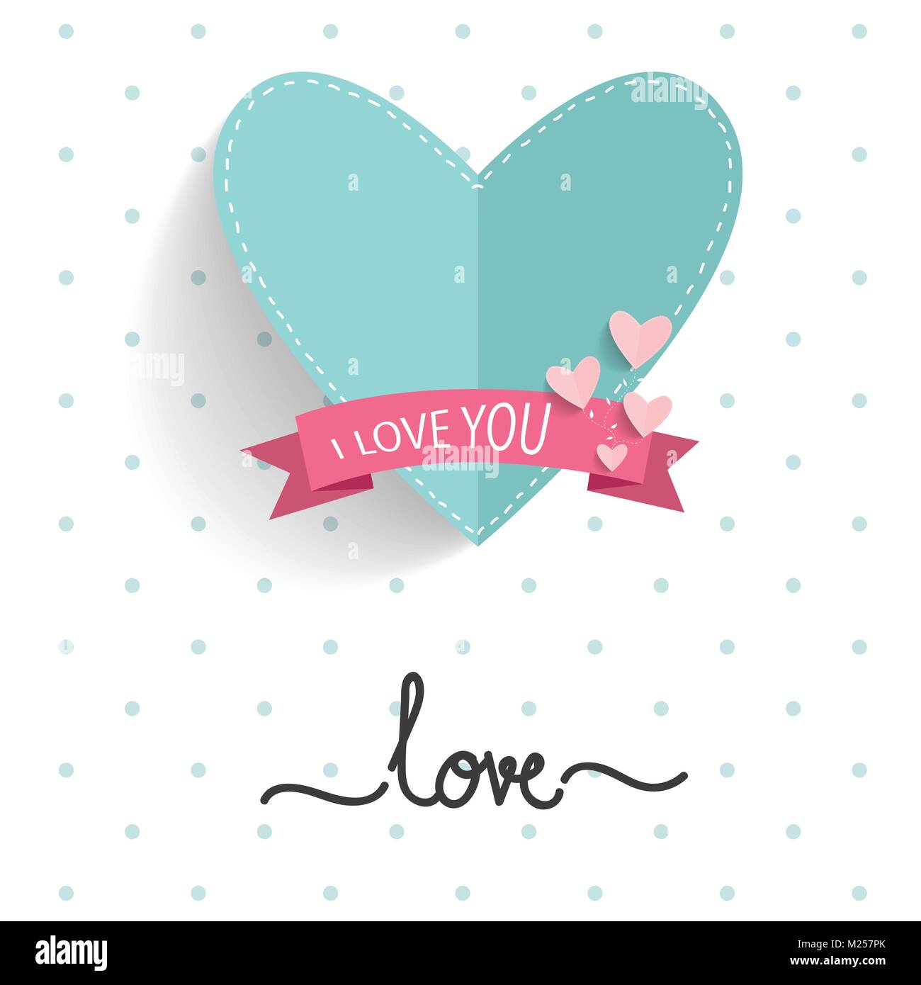 Valentines day. Red hearts Stock Vector Image & Art - Alamy
