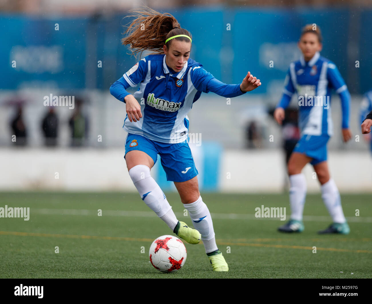 Barcelona, Spain. February 4th 27th, 2018. Match of Spanish Women's