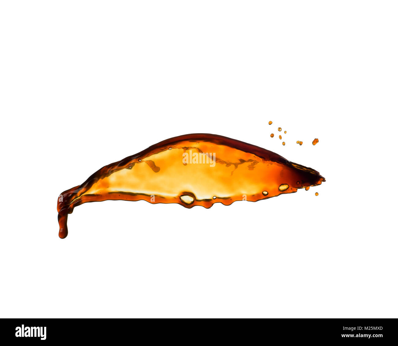 black coffee splash isolated on white background Stock Photo - Alamy