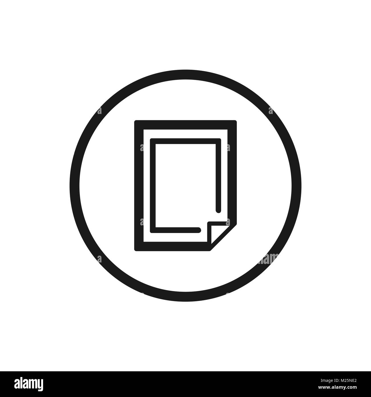 Poster icon on a white background. Vector illustration Stock Vector ...