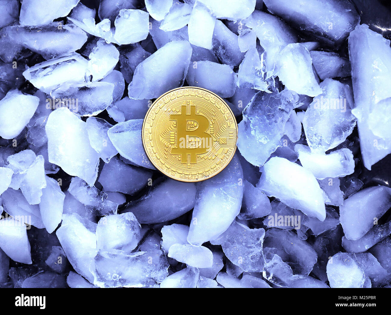 Bitcoin frozen hi-res stock photography and images - Alamy