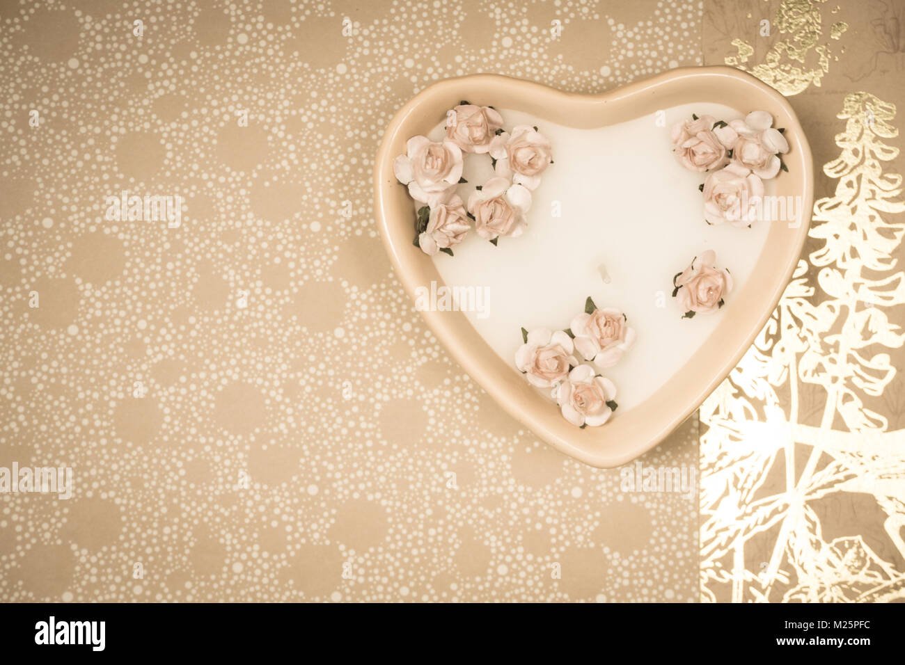 Decoration For Valentine S Day Pink Heart Shaped Candle