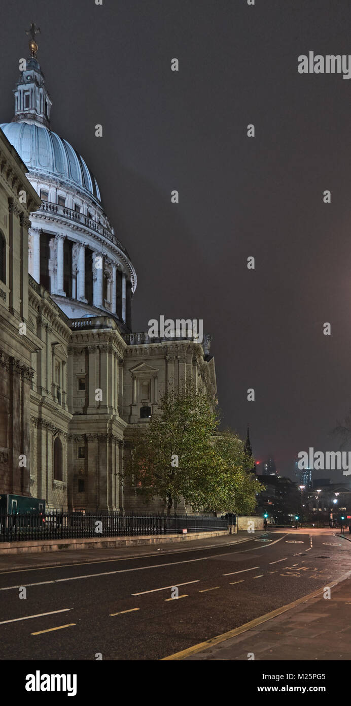 Saint paul's cathedral in London. England, UK Stock Photo