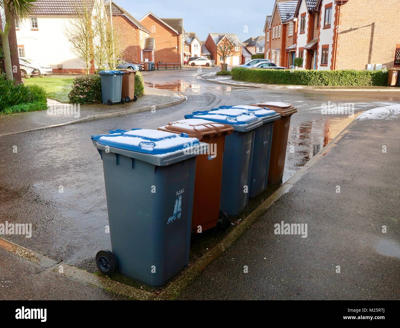 Council wheely bins hires stock photography and images Alamy