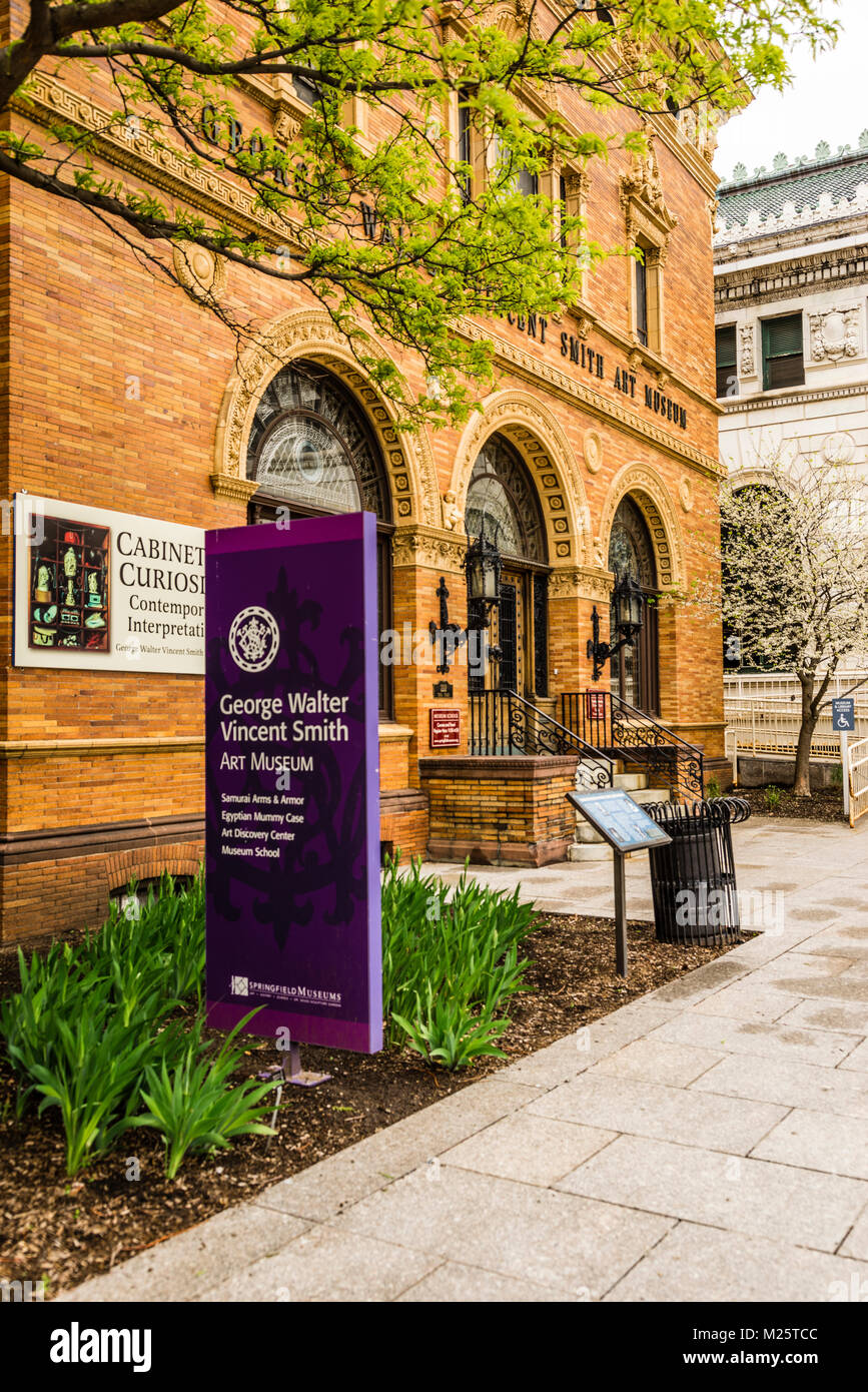 Walter Vincent Smith Art Museum Springfield Museums Springfield, Massachusetts, USA Stock