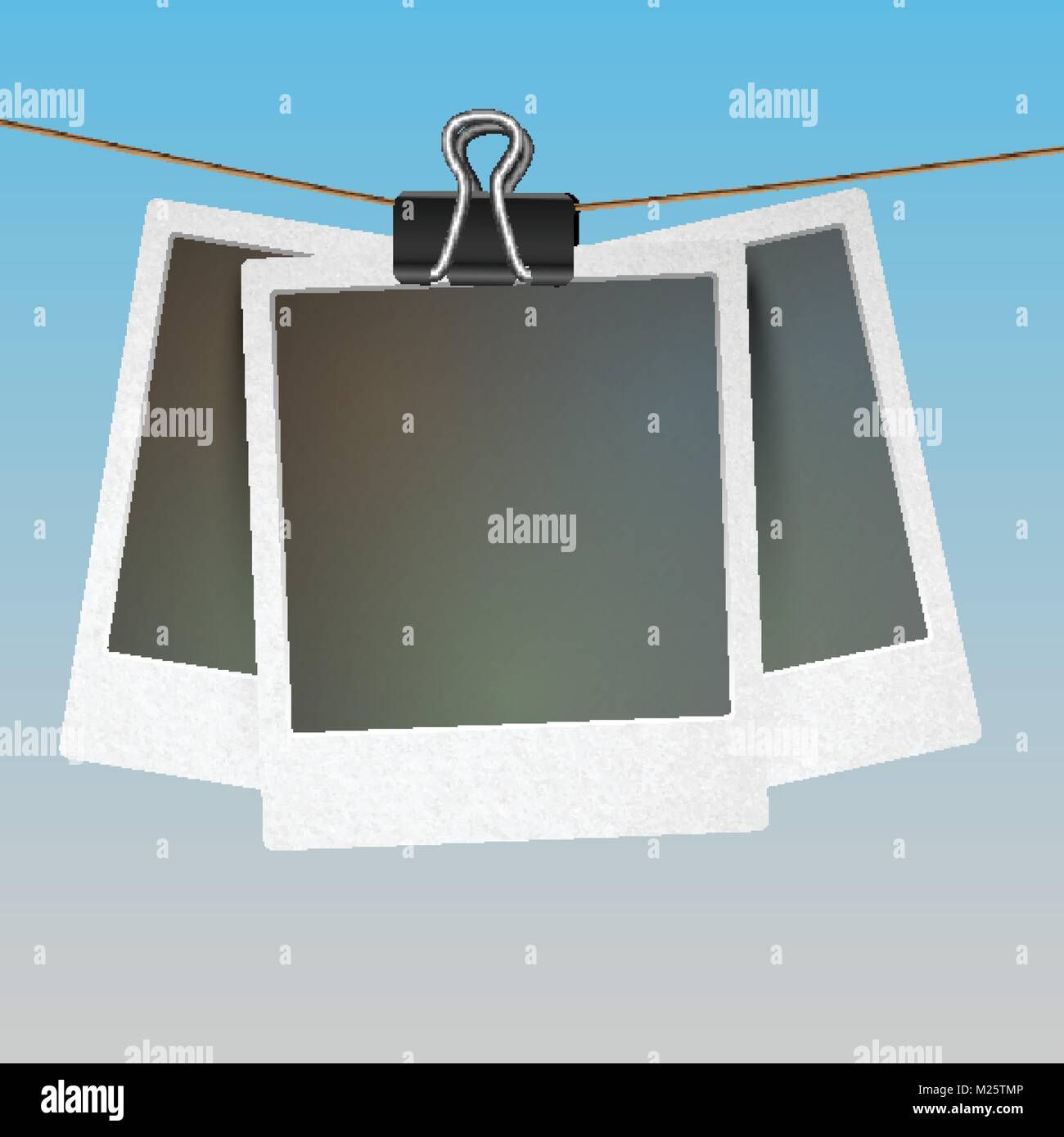 Vector photo frames hanging Stock Vector Image & Art Alamy