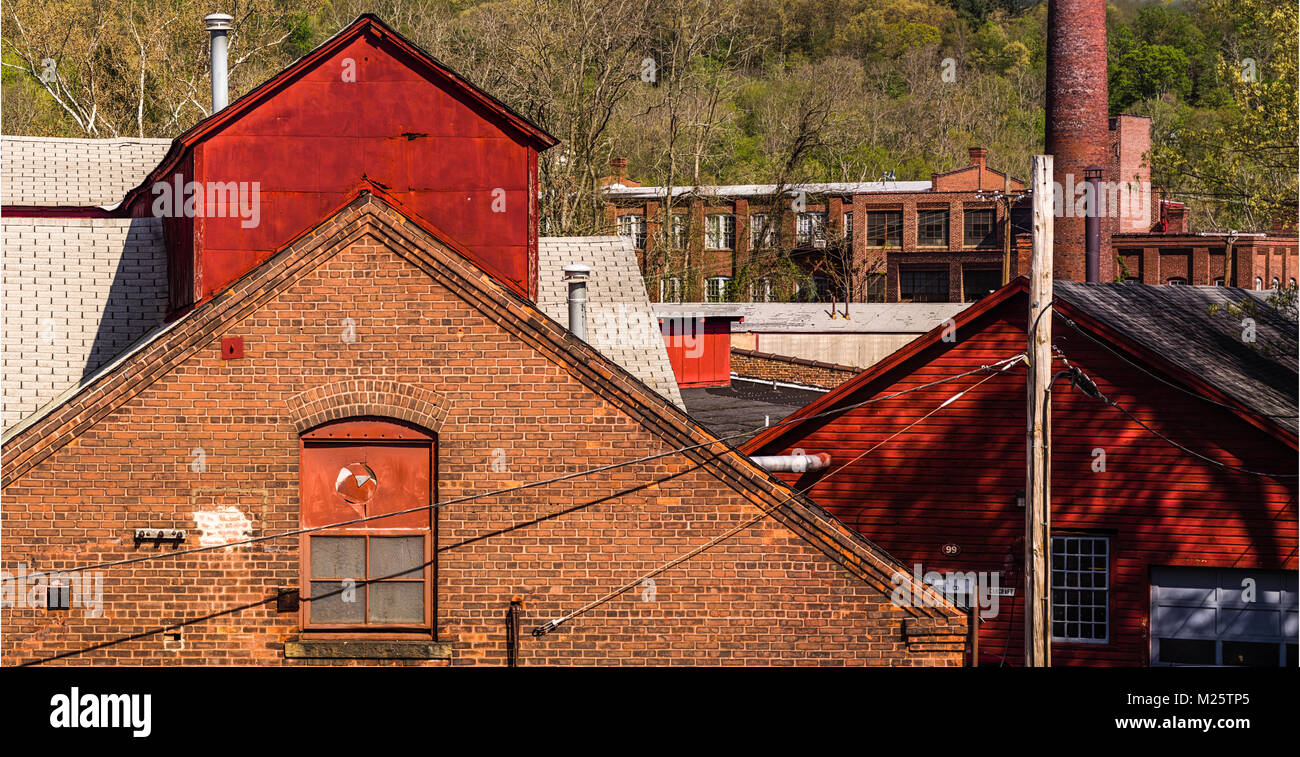 The Collins Company Axe Factory Collinsville, Connecticut, USA Stock