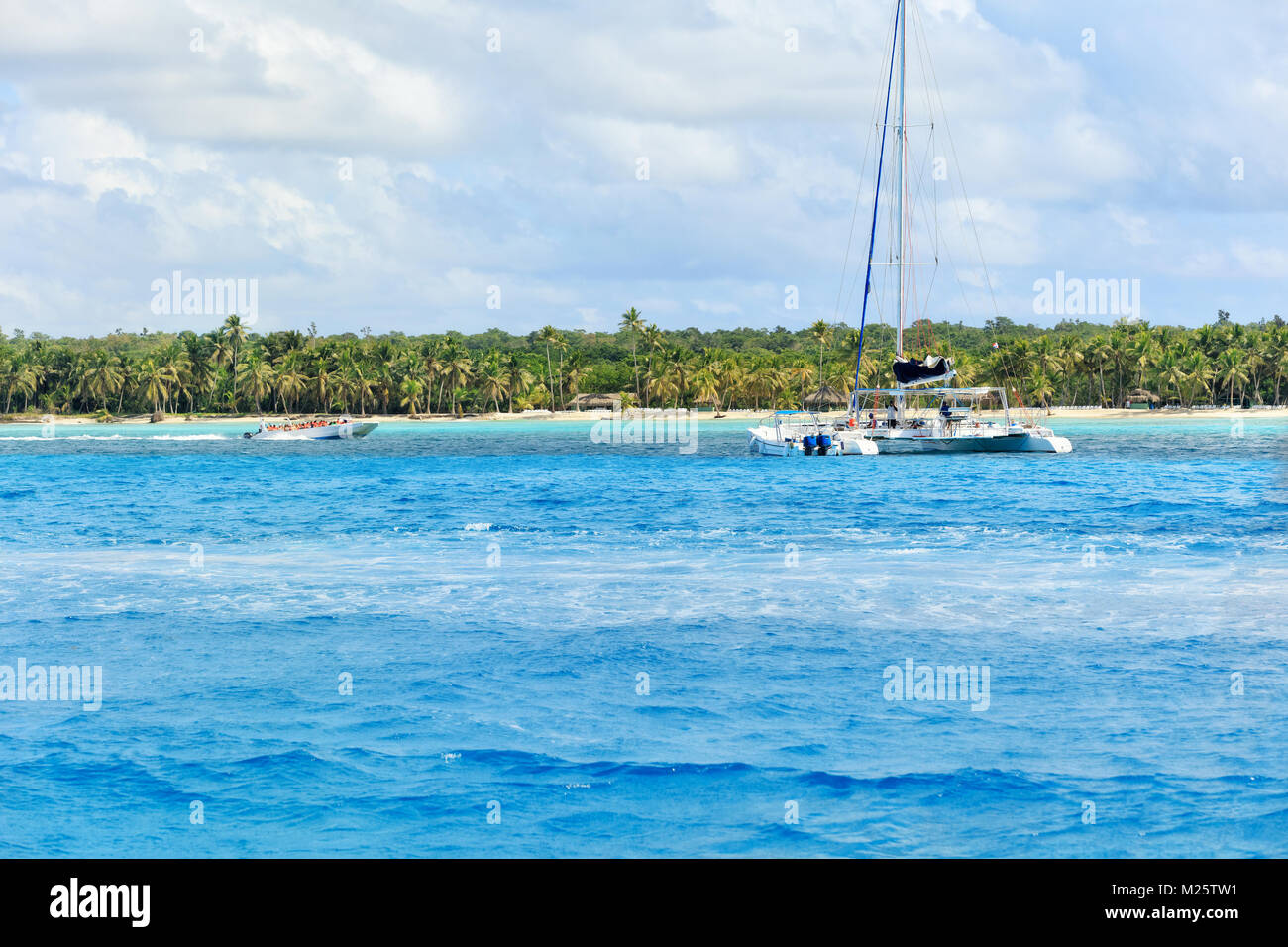 Vacation in Dominican Republic Stock Photo